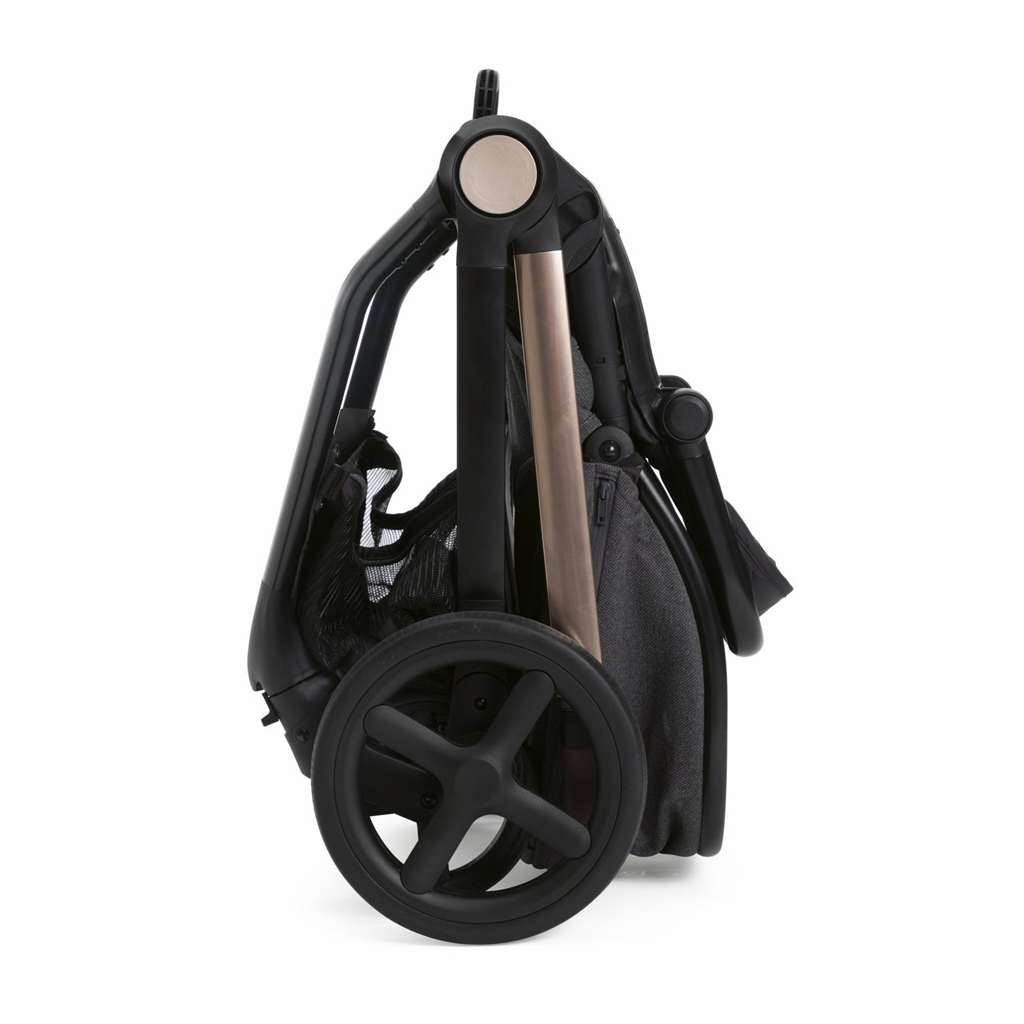 CHICCO Babakocsi kombinált 3 az 1-ben Mysa Black Satin