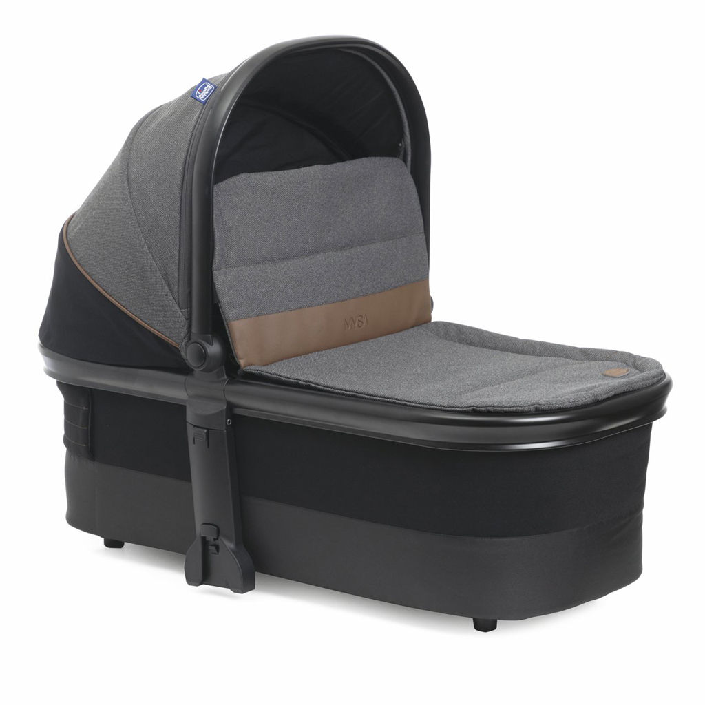 CHICCO Babakocsi kombinált 3 az 1-ben Mysa Black Satin