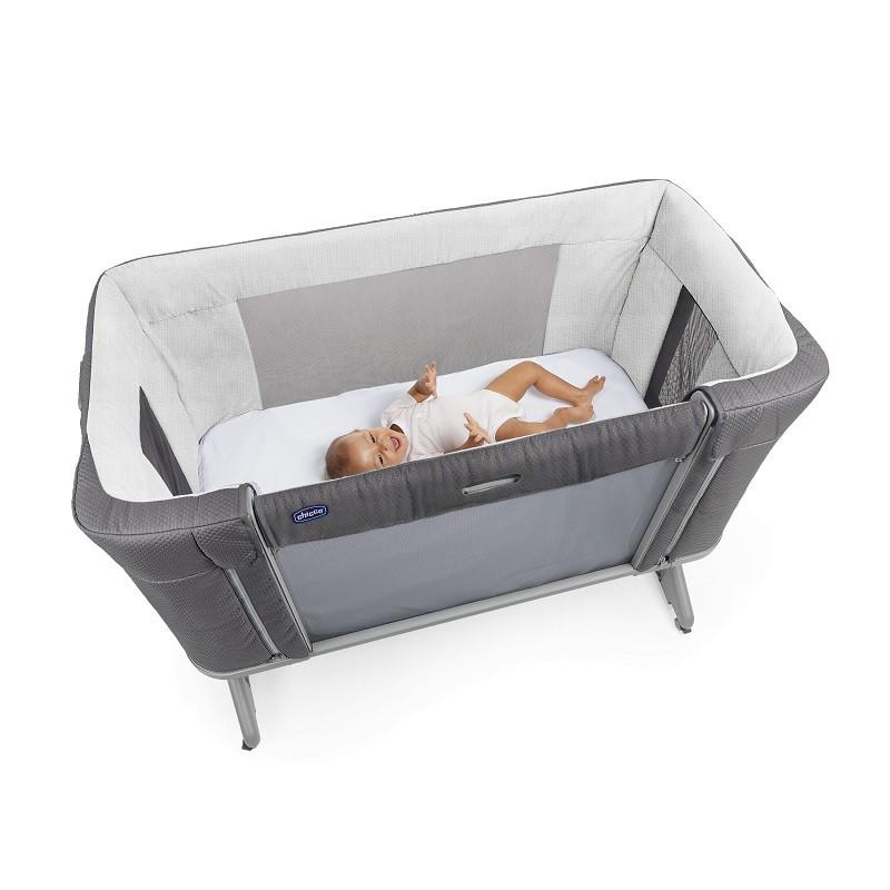 CHICCO Next2Me Forever kiságy - Moon Grey