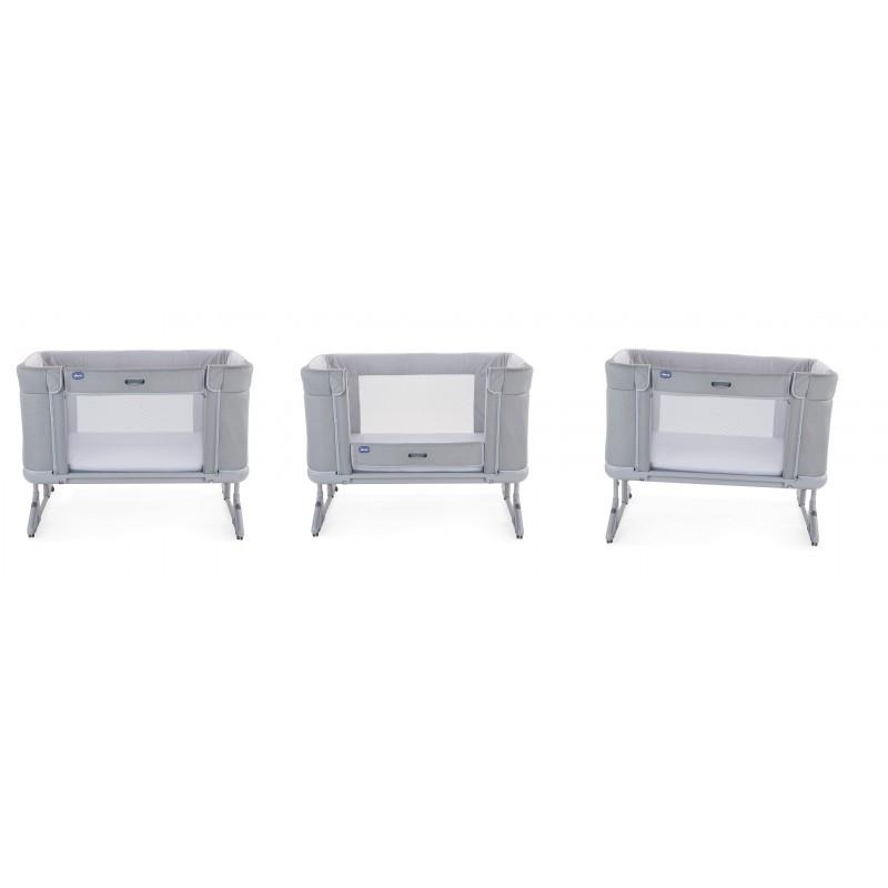 CHICCO Next2Me Forever kiságy - Moon Grey
