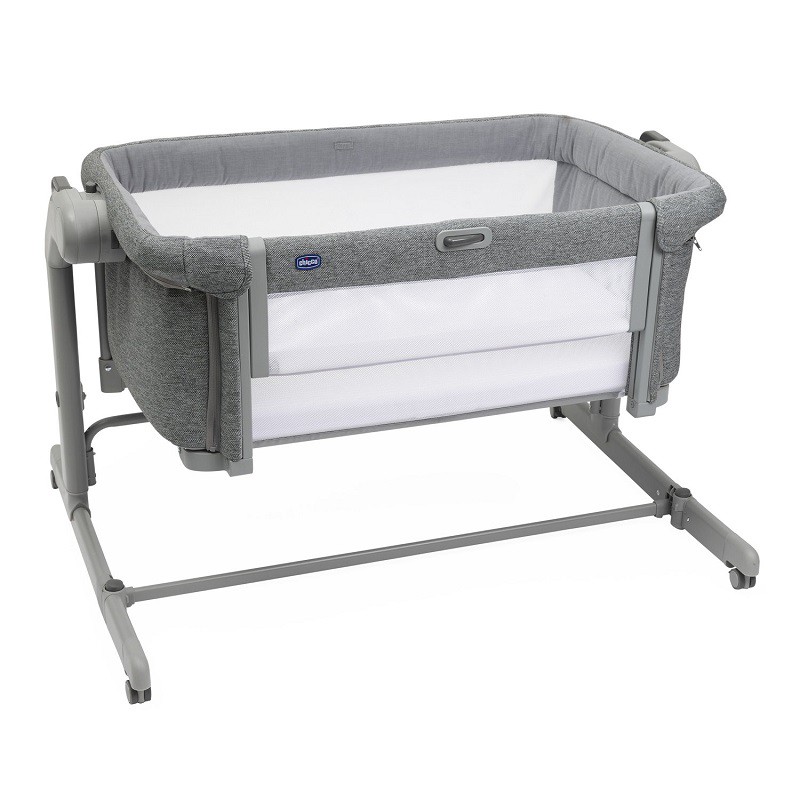 CHICCO Next2Me Magic Evo babaágy - Sötétszürke