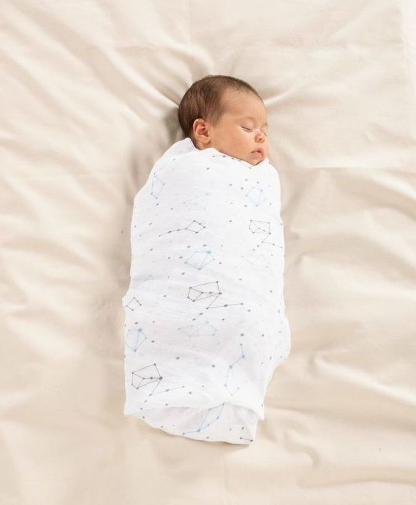 CHICCO Takaró és pólya pamut 2 az 1-ben Bárány és medve grey 2db, 110x110 cm