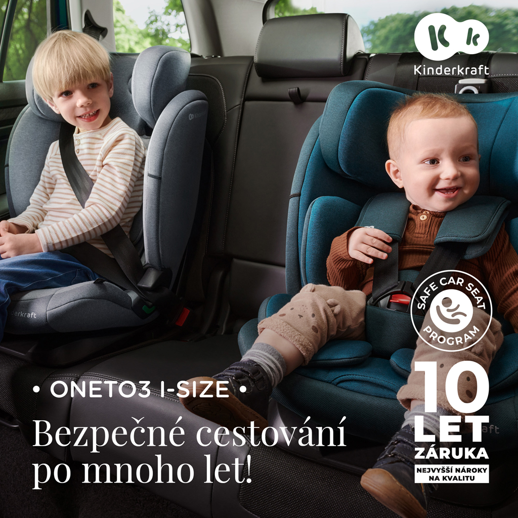 KINDERKRAFT Autósülés Oneto3 i-Size 76-150cm + Isofix Grafit fekete