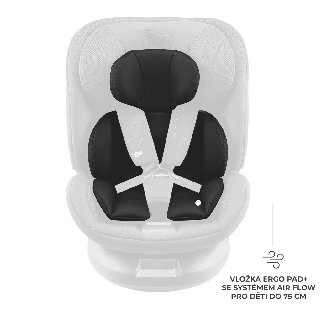 KINDERKRAFT Autósülés Xpedition 3 i-size 40-150 cm Fekete