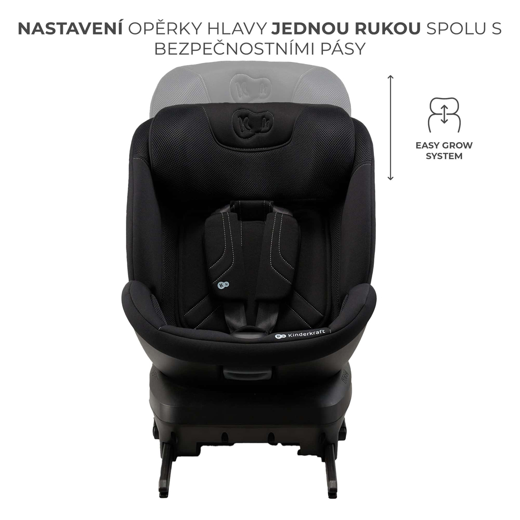 KINDERKRAFT Autósülés Xpedition 3 i-size 40-150 cm Fekete