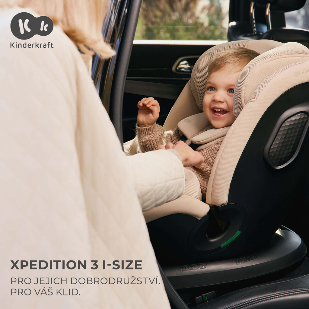 KINDERKRAFT Autósülés Xpedition 3 i-size 40-150 cm Zöld