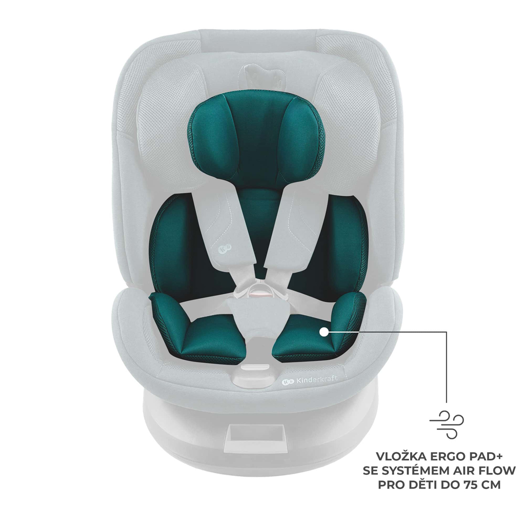 KINDERKRAFT Autósülés Xpedition 3 i-size 40-150 cm Zöld