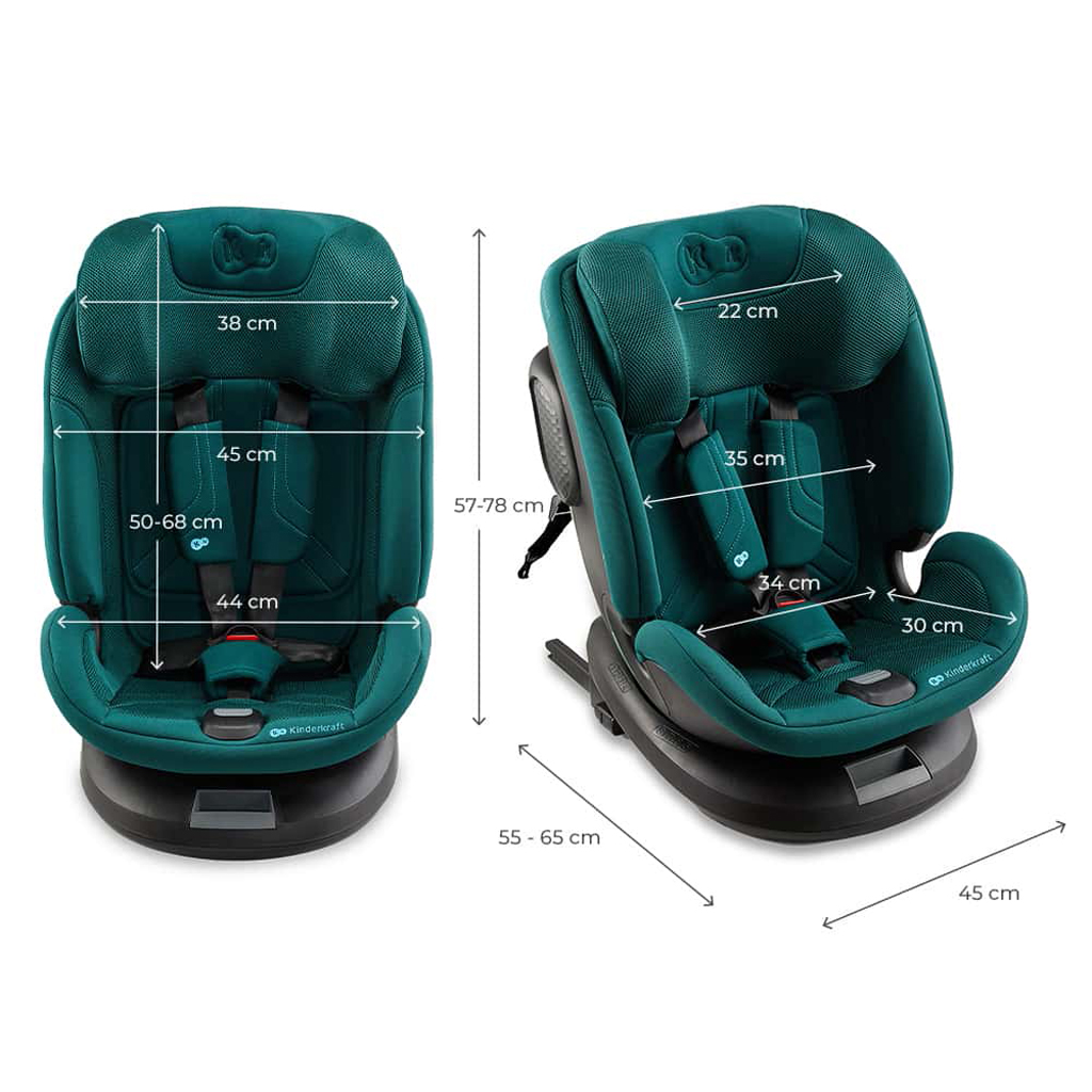 KINDERKRAFT Autósülés Xpedition 3 i-size 40-150 cm Zöld