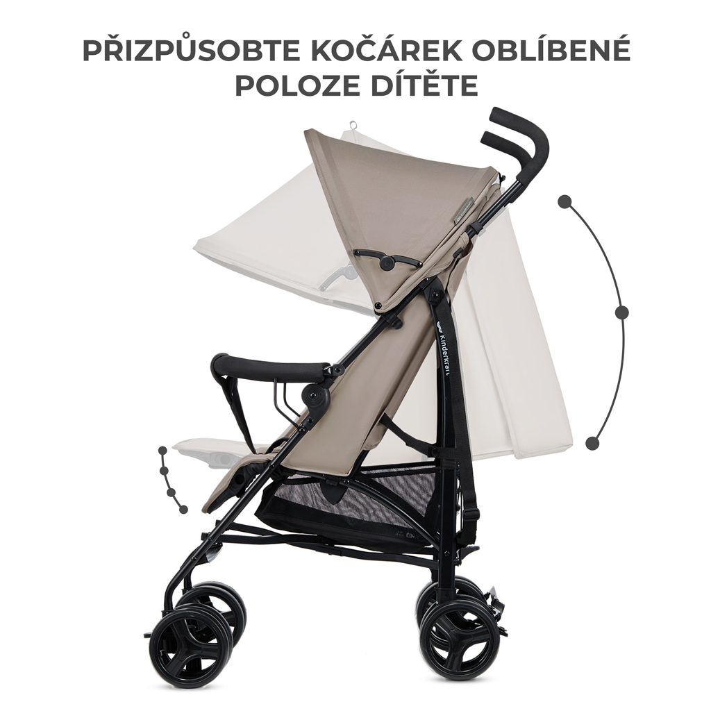KINDERKRAFT Golf babakocsi Tik Beige