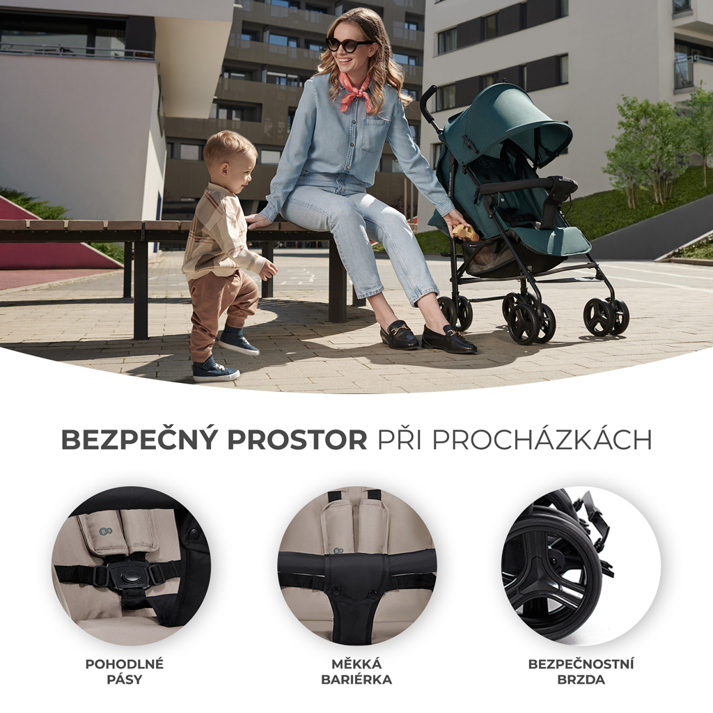 KINDERKRAFT Golf babakocsi Tik Beige