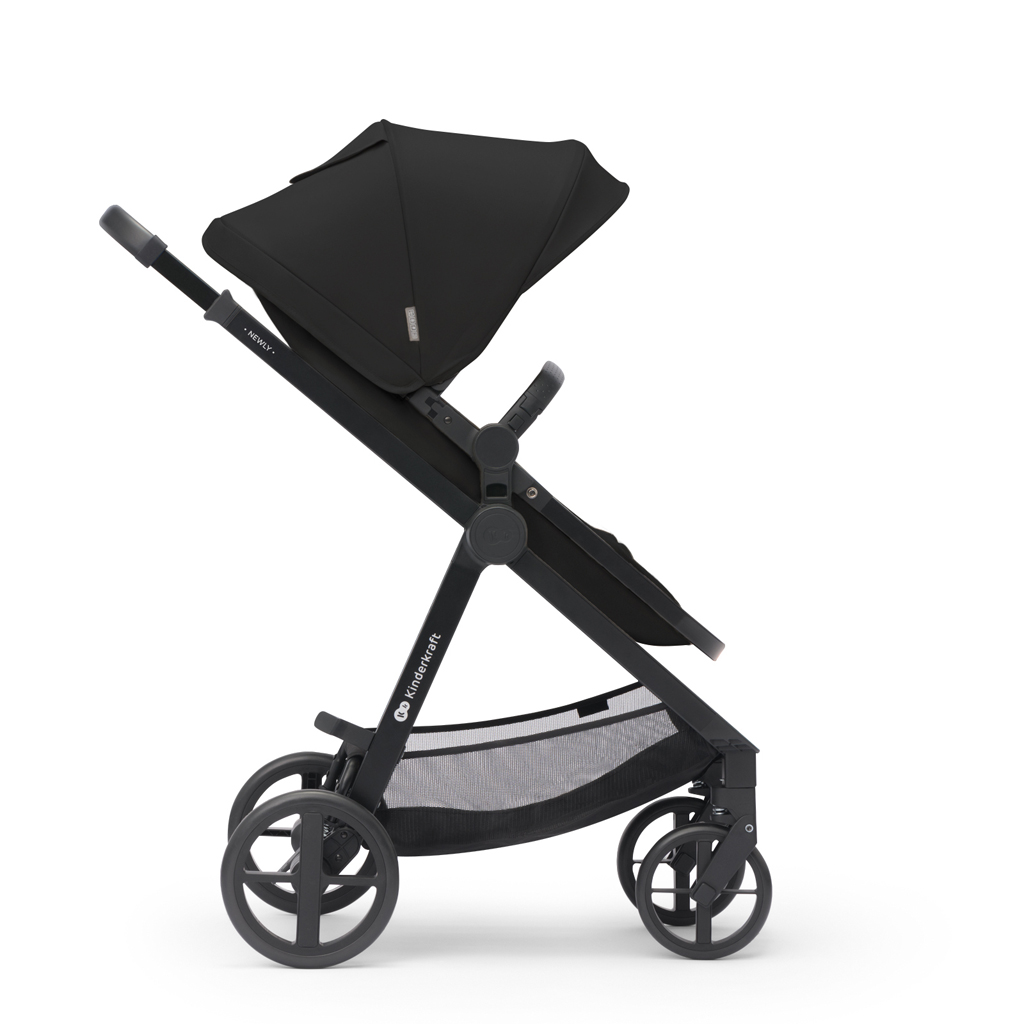 KINDERKRAFT Babakocsi kombinált 3 az 1-ben Newly Classic fekete + Mink PRO