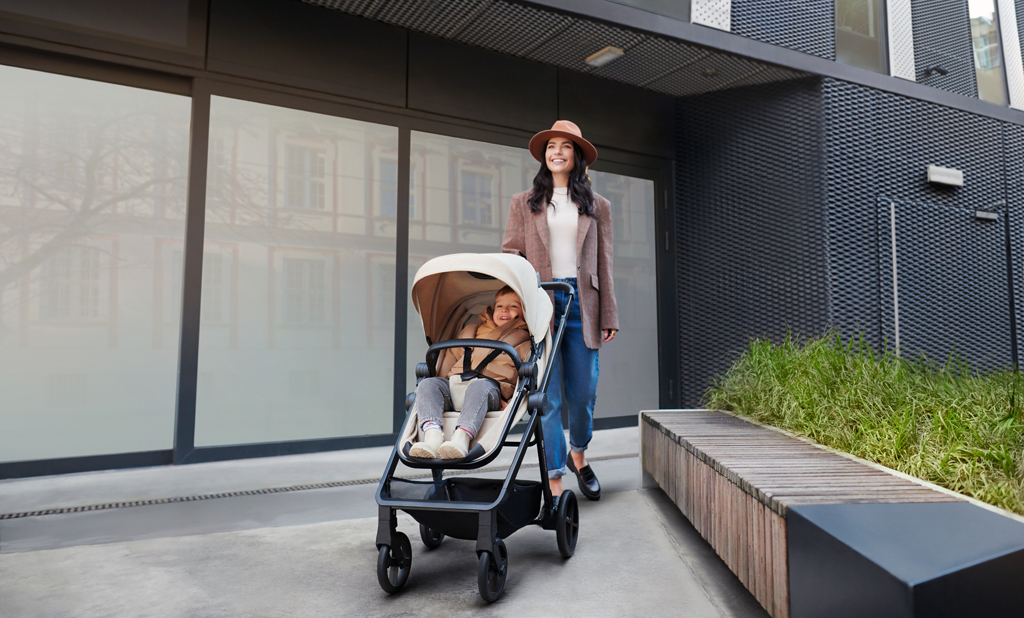 KINDERKRAFT Babakocsi kombinált 3 az 1-ben Newly Moonlight grey + Mink PRO