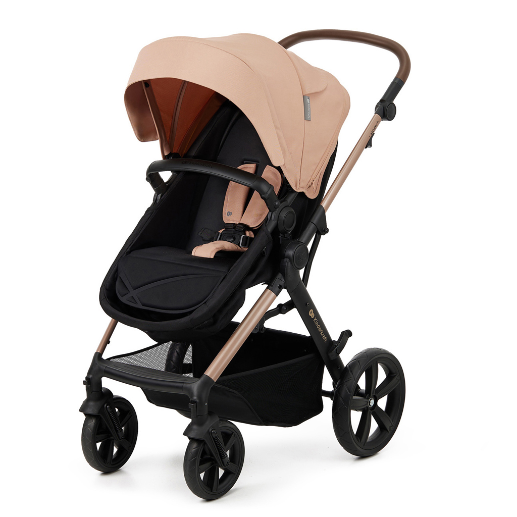 KINDERKRAFT Babakocsi kombinált Moov 2 3v1 Sand Beige - habkerekek