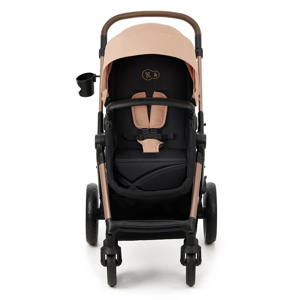 KINDERKRAFT Babakocsi kombinált Moov 2 3v1 Sand Beige - habkerekek