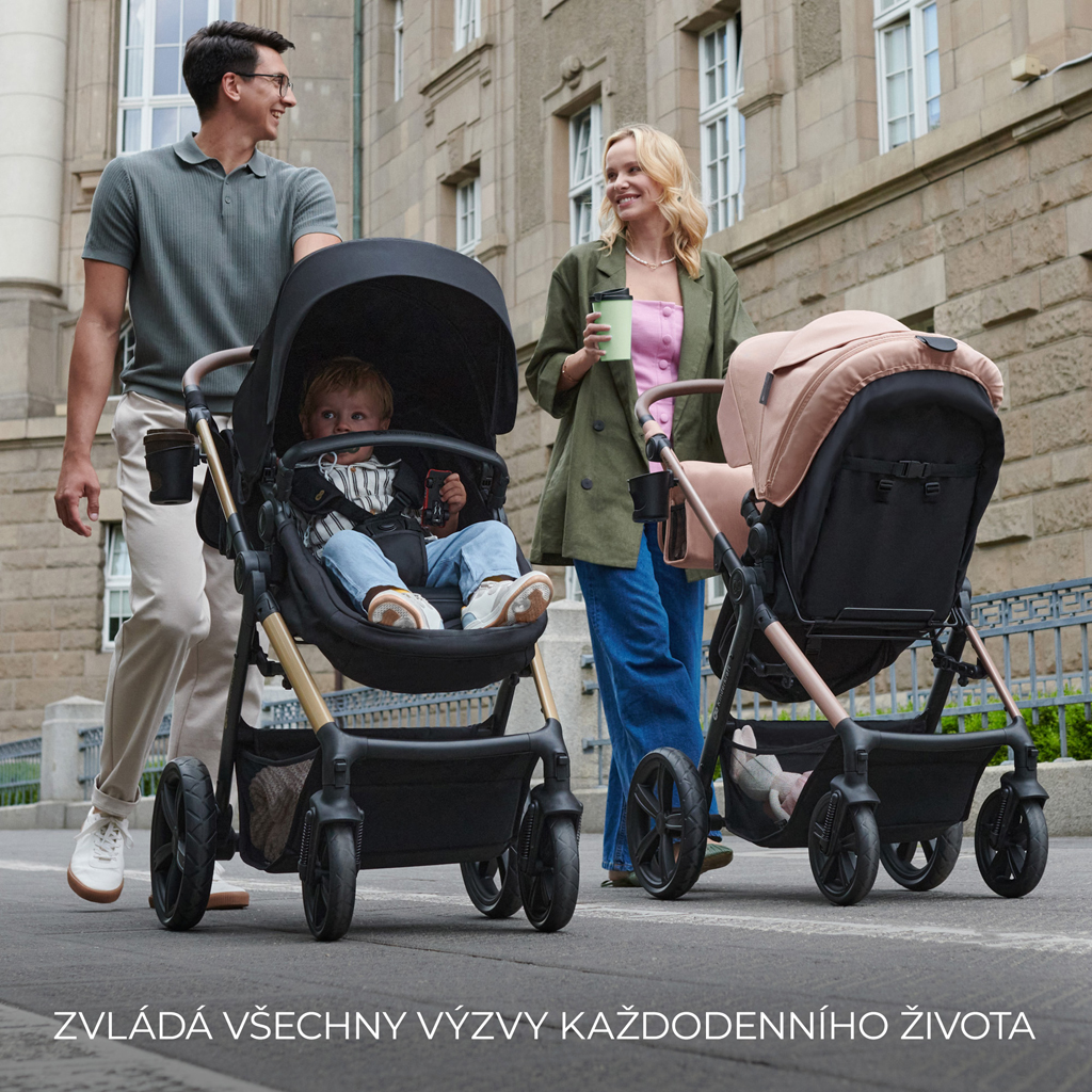 KINDERKRAFT Babakocsi kombi Moov 2 Air 3 az 1-ben Pure Black