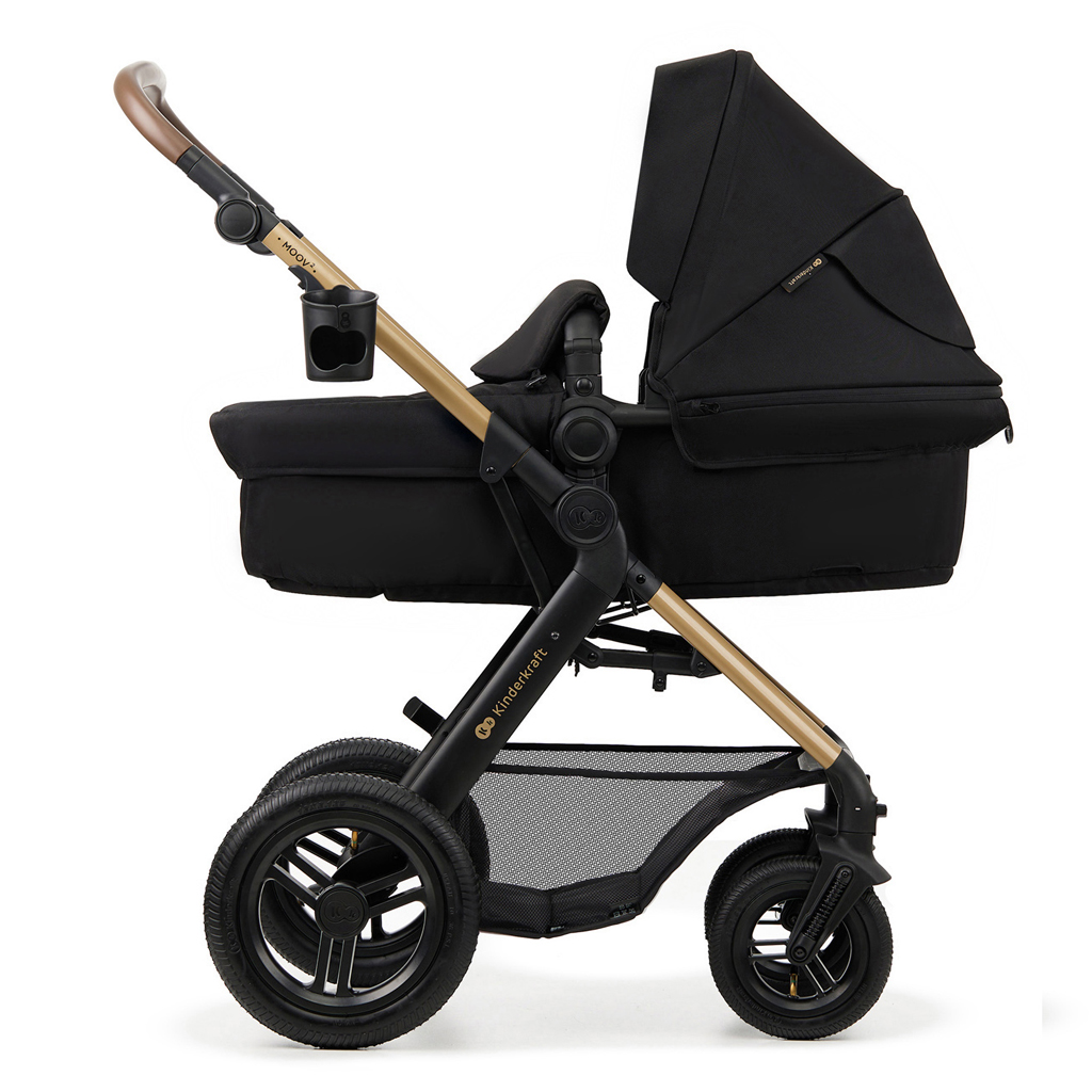 KINDERKRAFT Babakocsi kombi Moov 2 Air 3 az 1-ben Pure Black