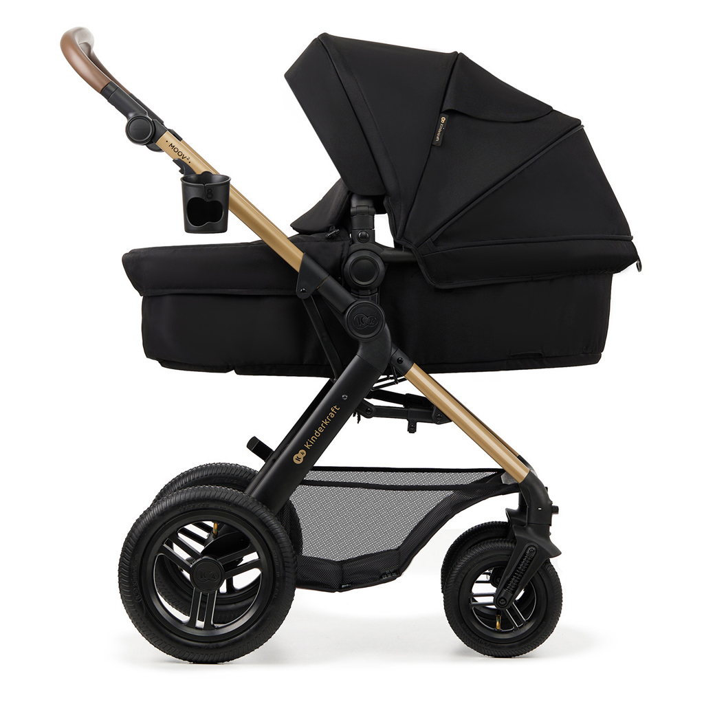 KINDERKRAFT Babakocsi kombi Moov 2 Air 3 az 1-ben Pure Black