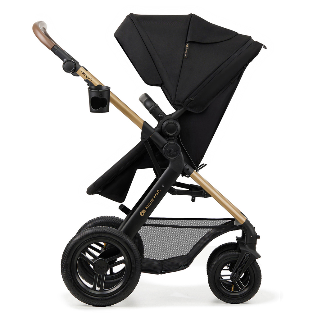 KINDERKRAFT Babakocsi kombi Moov 2 Air 3 az 1-ben Pure Black