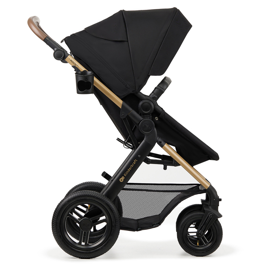 KINDERKRAFT Babakocsi kombi Moov 2 Air 3 az 1-ben Pure Black
