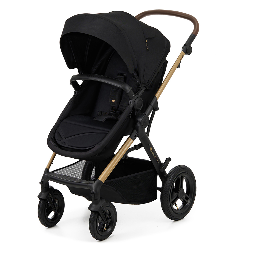 KINDERKRAFT Babakocsi kombi Moov 2 Air 3 az 1-ben Pure Black