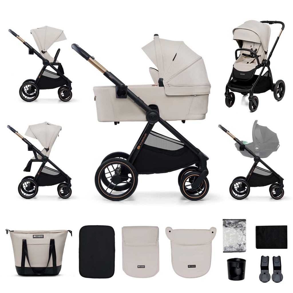 KINDERKRAFT Kombinált babakocsi Nea 2 2in1 Beige
