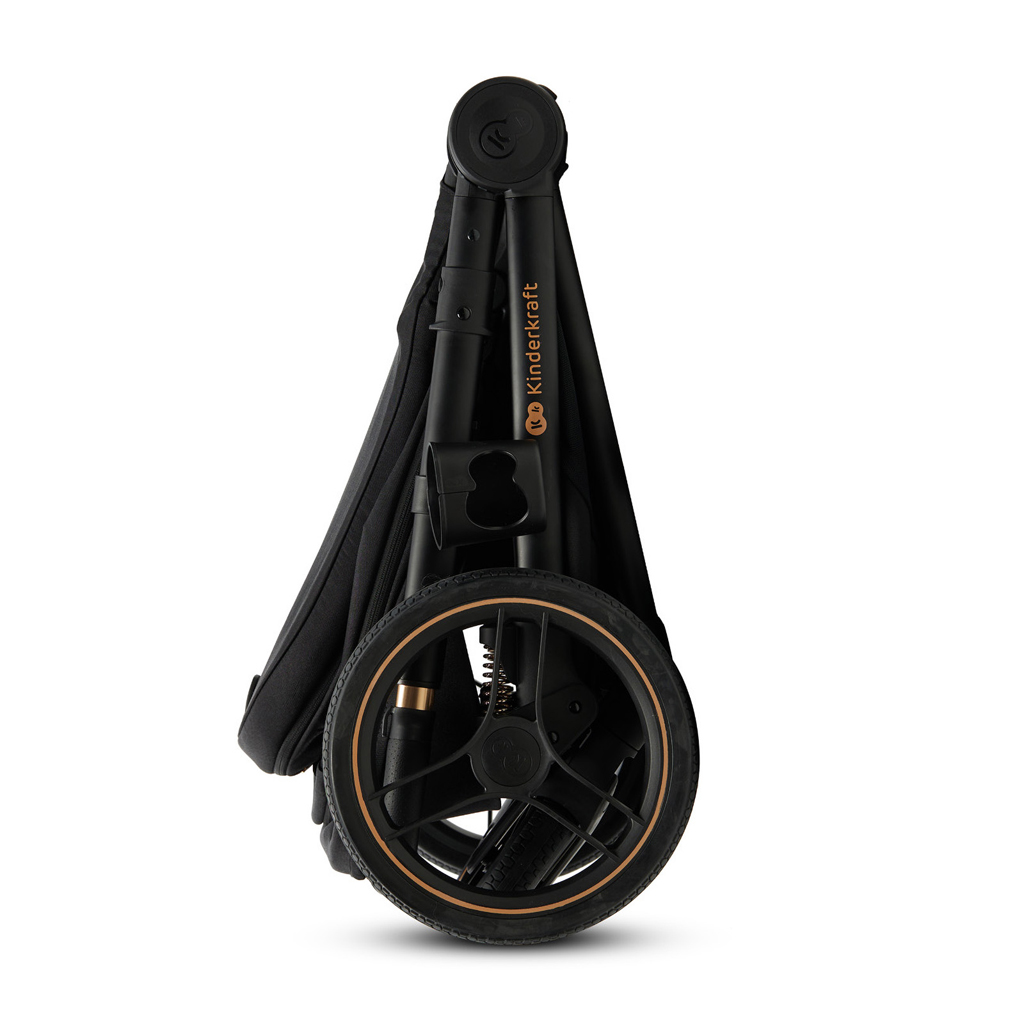 KINDERKRAFT Kombinált babakocsi Nea 2 2in1 Midnigth Black