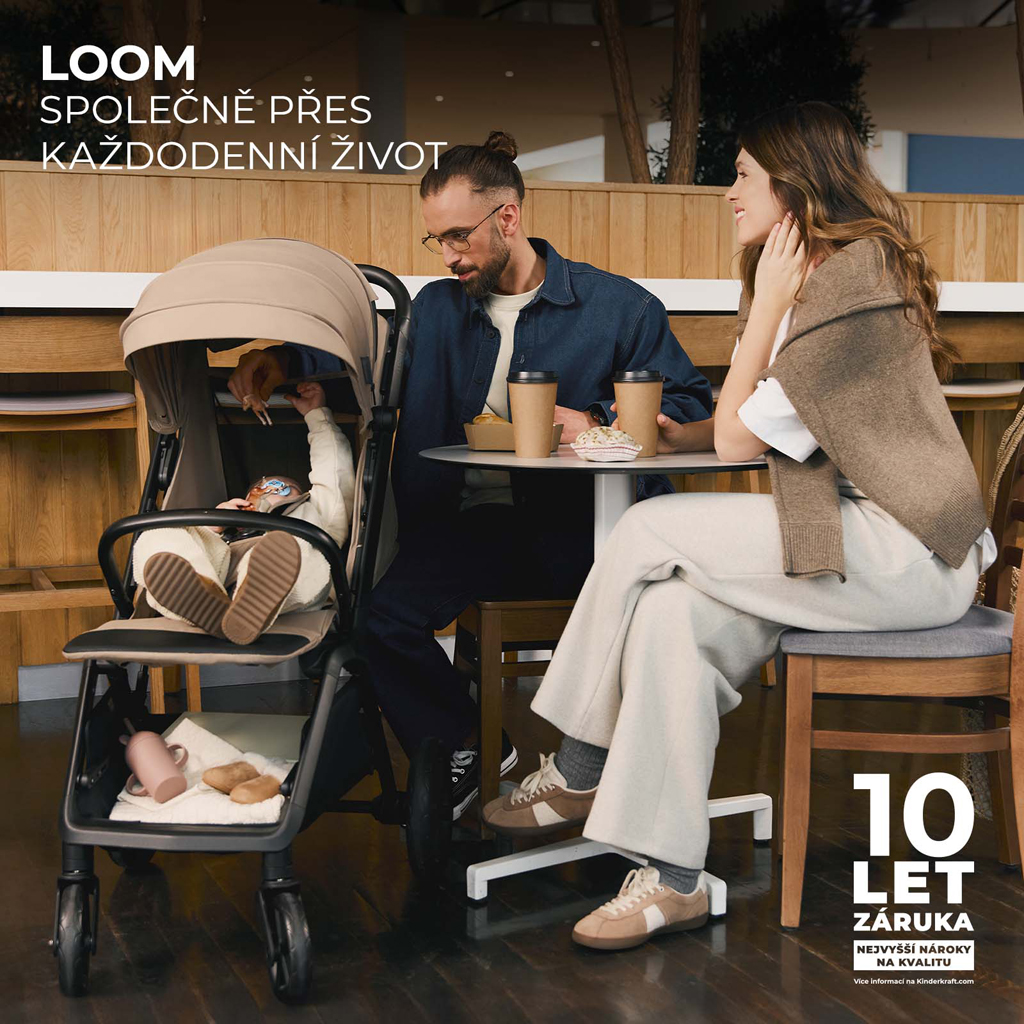 KINDERKRAFT Sport babakocsi Loom Beige