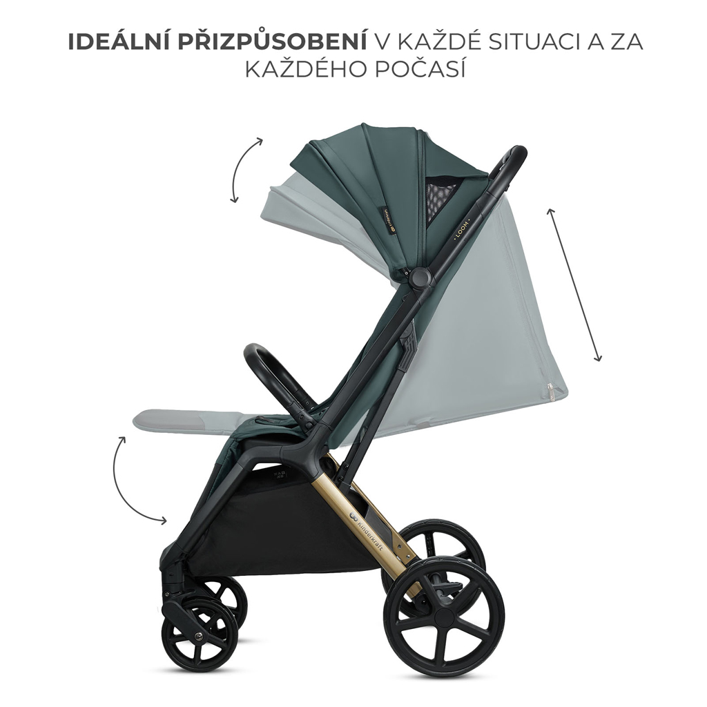 KINDERKRAFT Sport babakocsi Loom Green