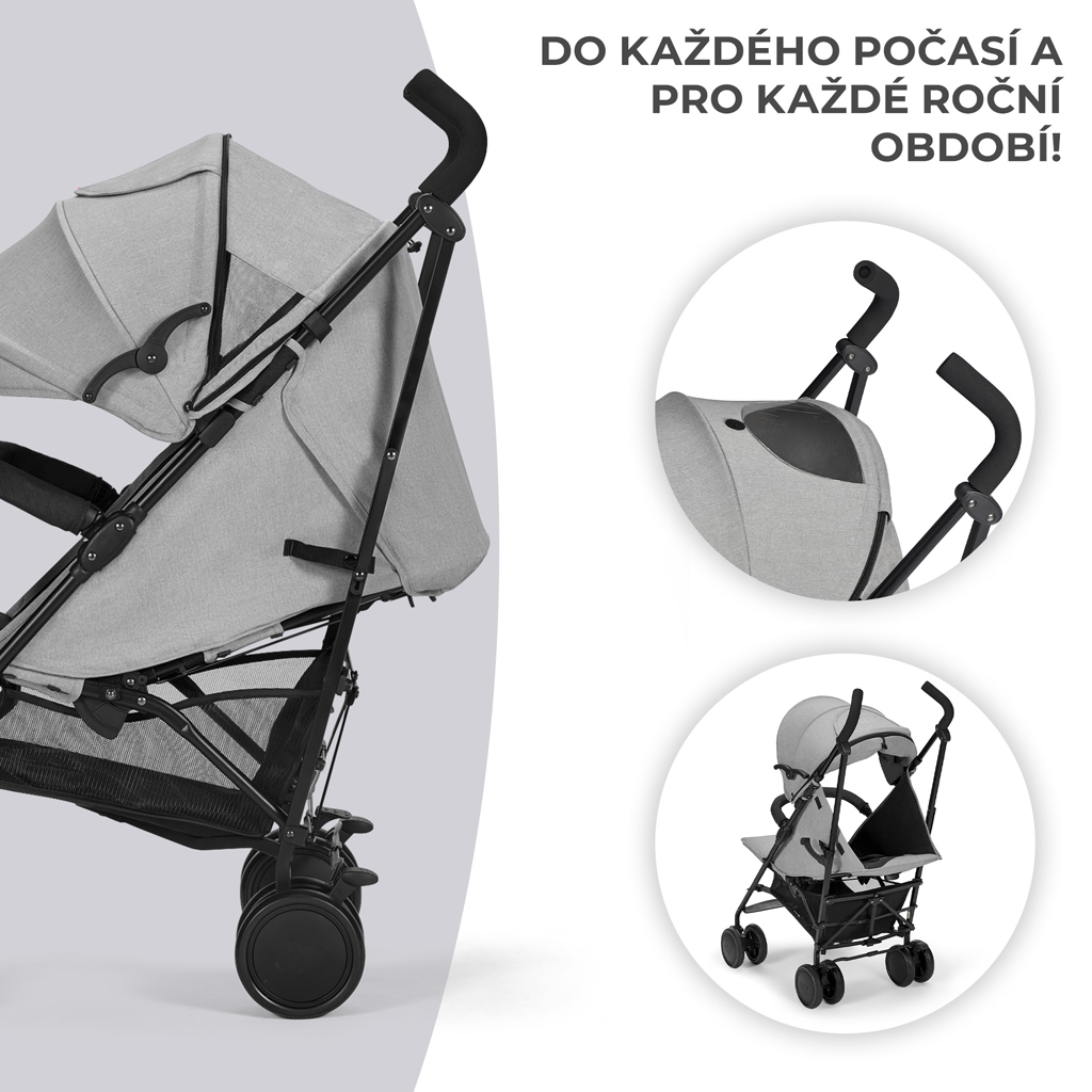 KINDERKRAFT Sport babakocsi Siesta Ash grey