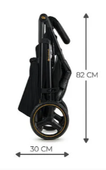 KINDERKRAFT Sport babakocsi Trig 3 Onyx black