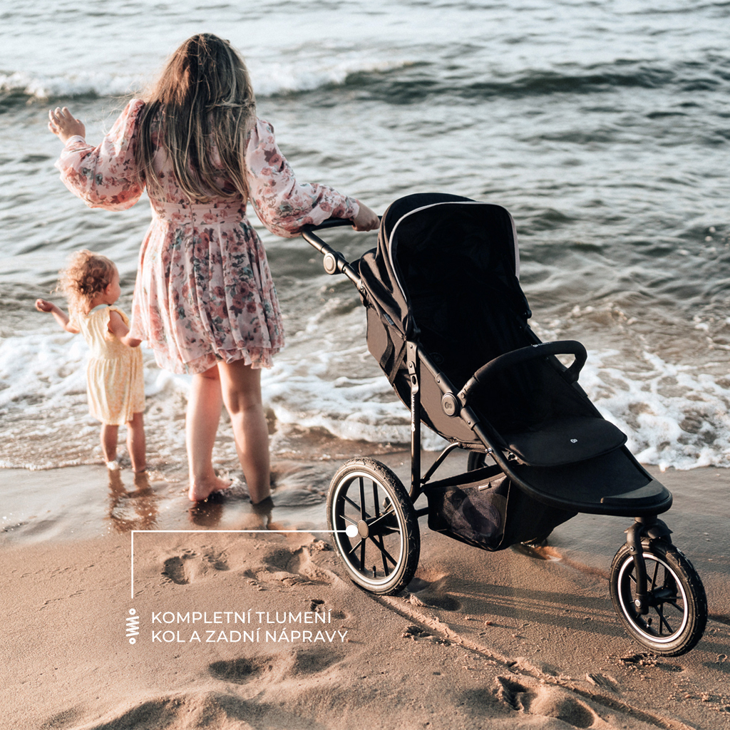 KINDERKRAFT Sport babakocsi Helsi2 Black