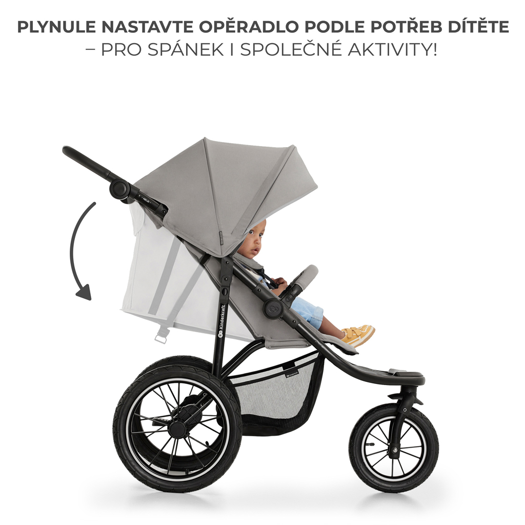 KINDERKRAFT Sport babakocsi Helsi2 Grey