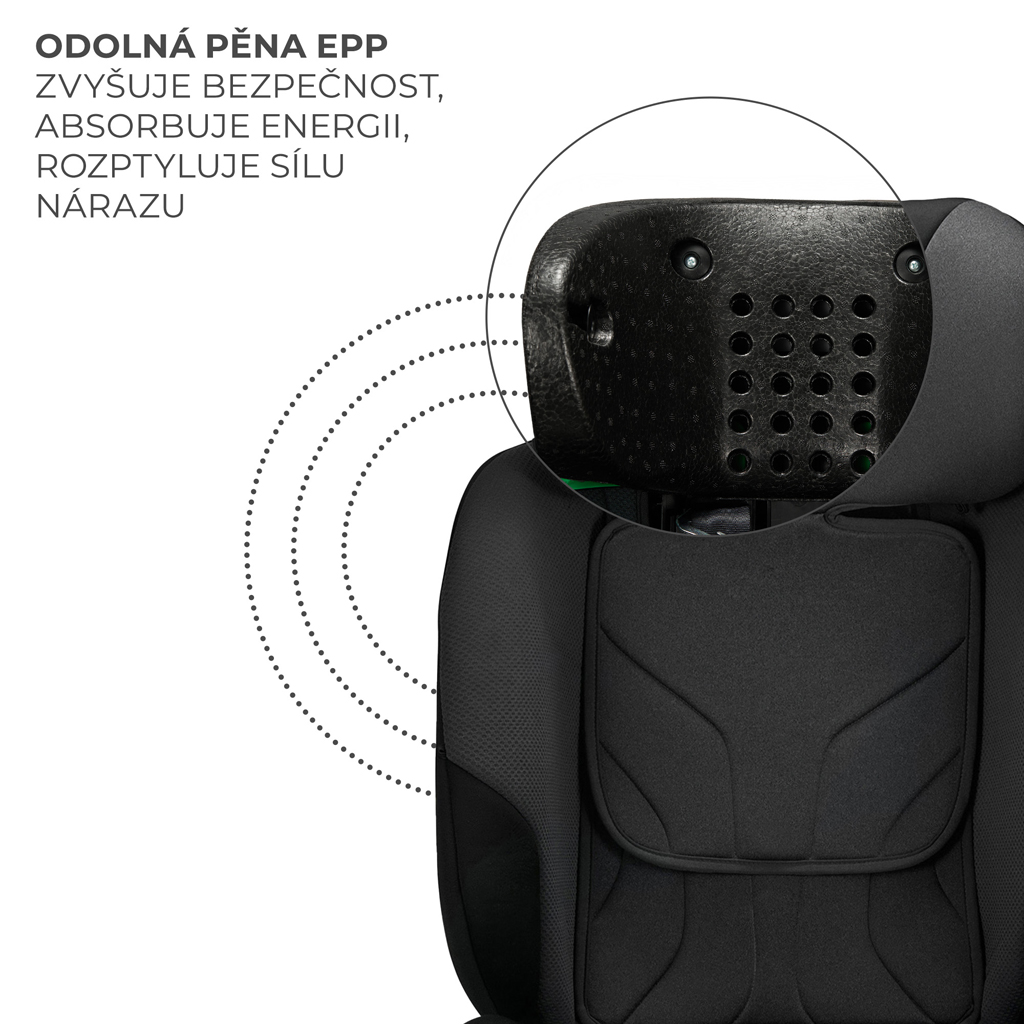 KINDERKRAFT SELECT Autósülés i-Fix 40-150 cm Grafitfekete