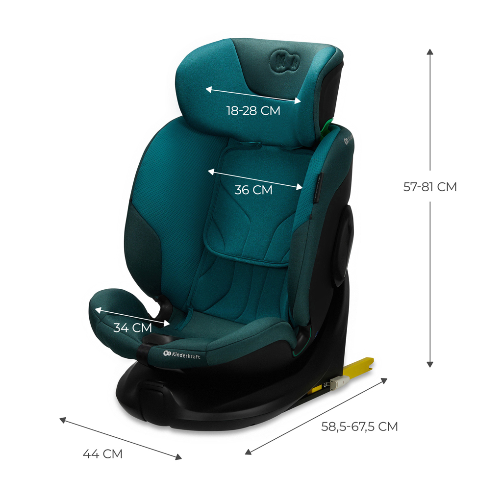 KINDERKRAFT SELECT Autósülés i-Fix 40-150 cm Harbor kék