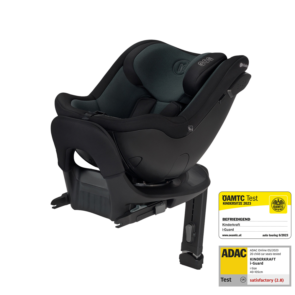 KINDERKRAFT SELECT Autósülés I-GUARD i-Size 40-105 cm Grafit Fekete, Prémium
