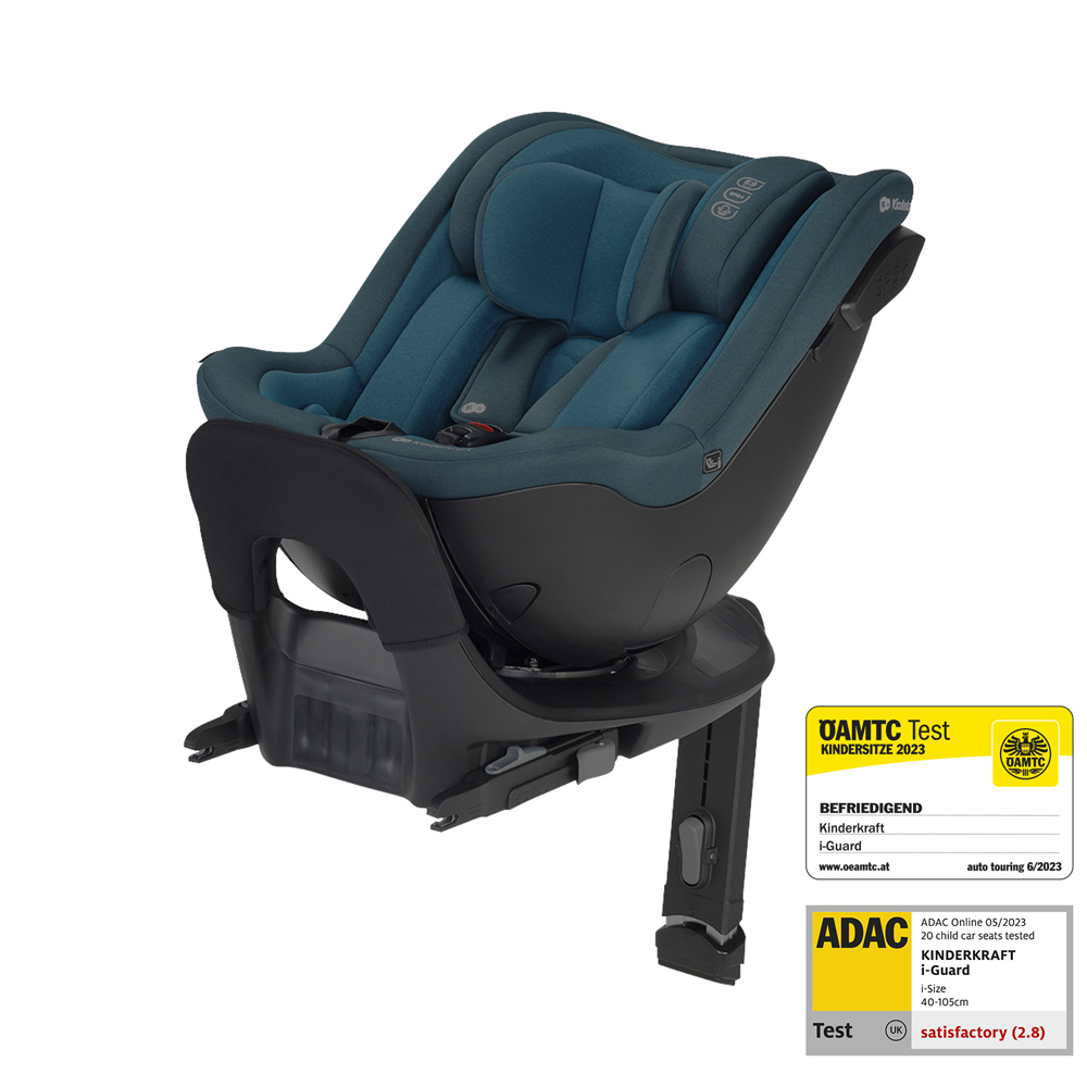 KINDERKRAFT SELECT Autósülés I-GUARD i-Size 40-105 cm Harbor Blue, Prémium