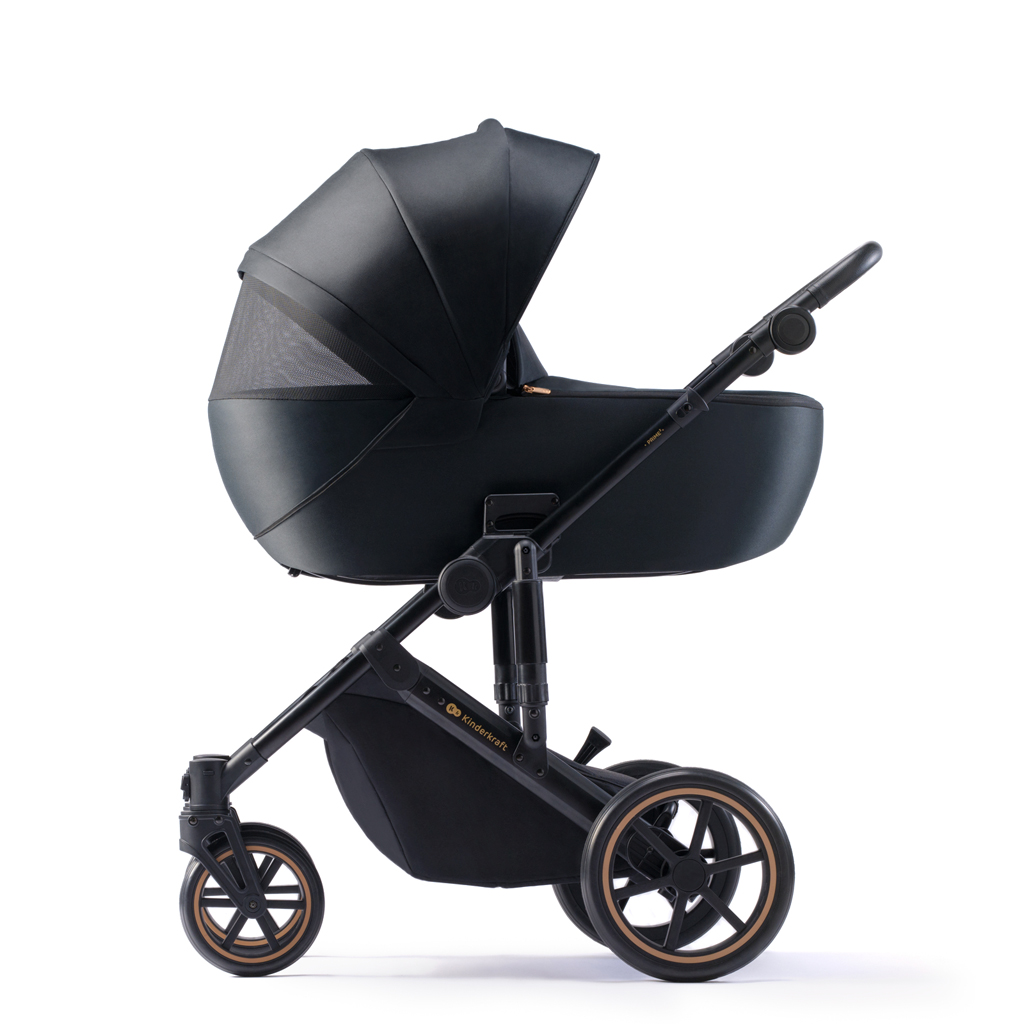 KINDERKRAFT SELECT Kombinált babakocsi 3in1  Prime 2 Venezian Black, Premium