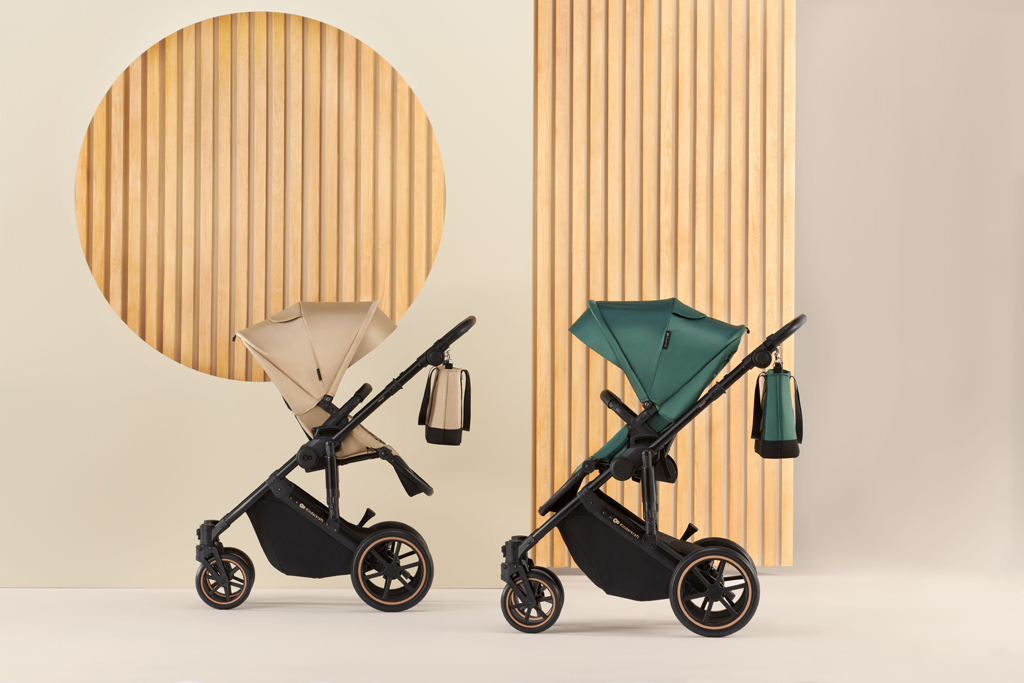 KINDERKRAFT SELECT Kombinált babakocsi 3in1  Prime 2 Venezian Black, Premium
