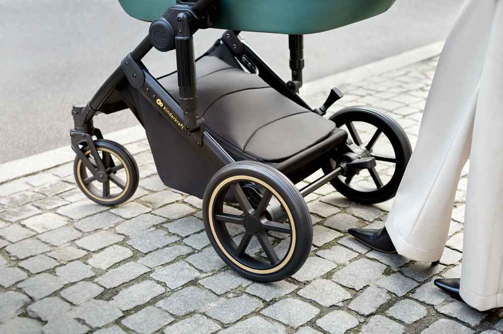 KINDERKRAFT SELECT Kombinált babakocsi 3in1  Prime 2 Venezian Black, Premium