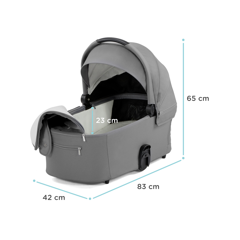 KINDERKRAFT SELECT Kombinált babakocsi Nea 2in1 Ash Pink, Premium