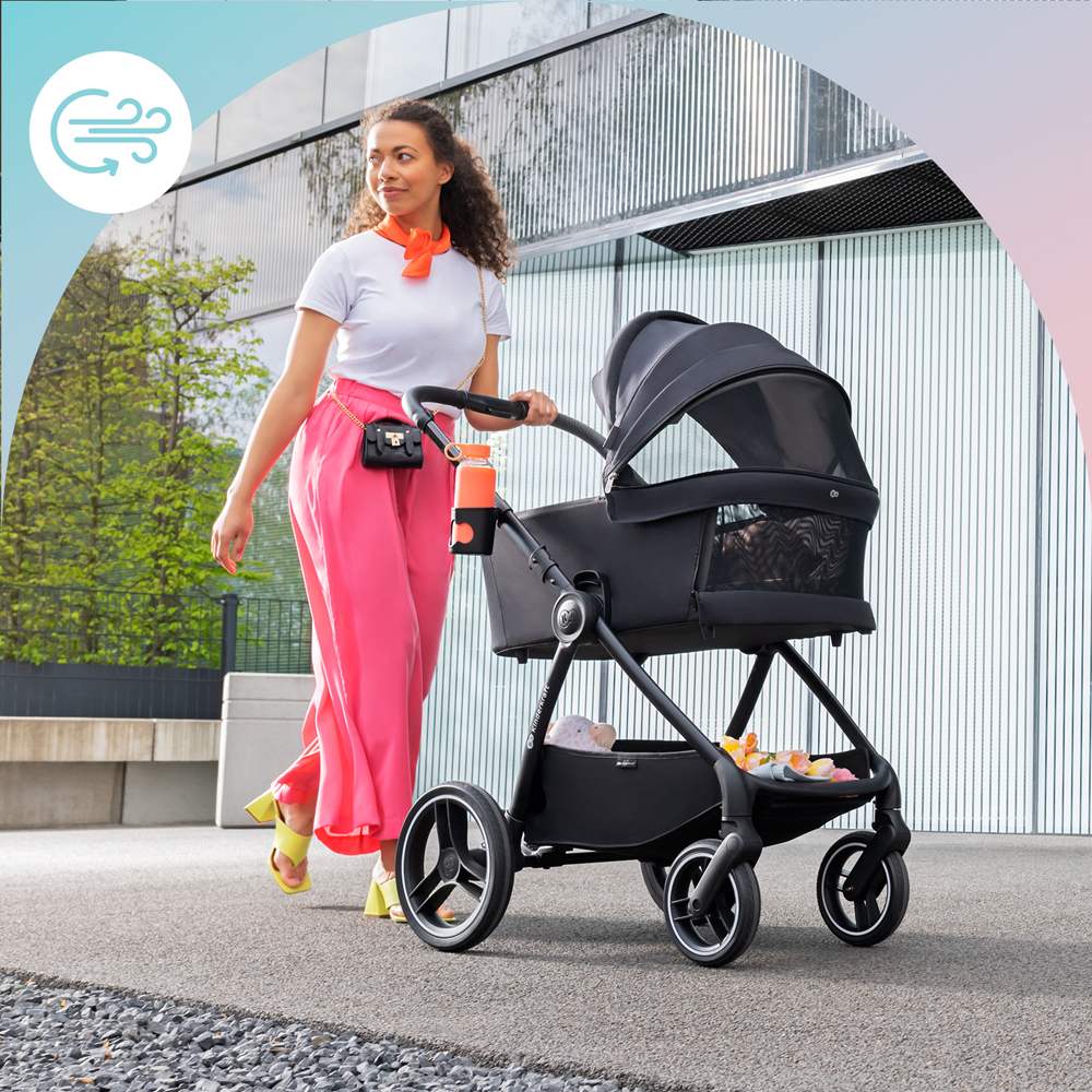 KINDERKRAFT SELECT Kombinált babakocsi Nea 2in1 Ash Pink, Premium