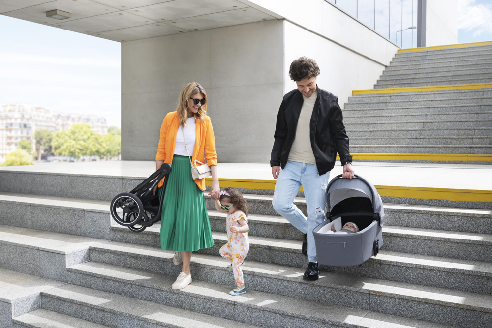 KINDERKRAFT SELECT Kombinált babakocsi Nea 2in1 Ash Pink, Premium