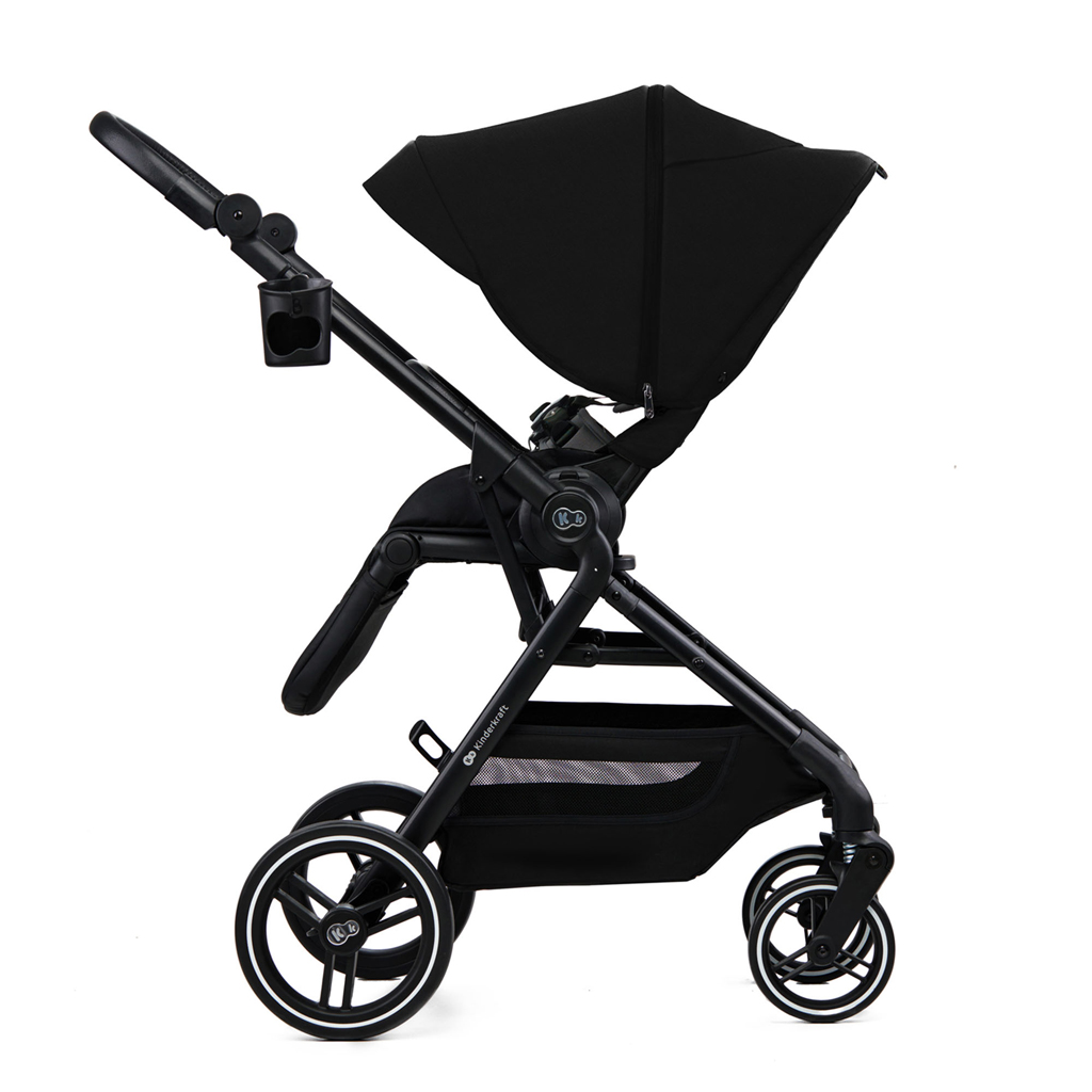KINDERKRAFT SELECT Yoxi 2v1 Pure Black kombinált babakocsi