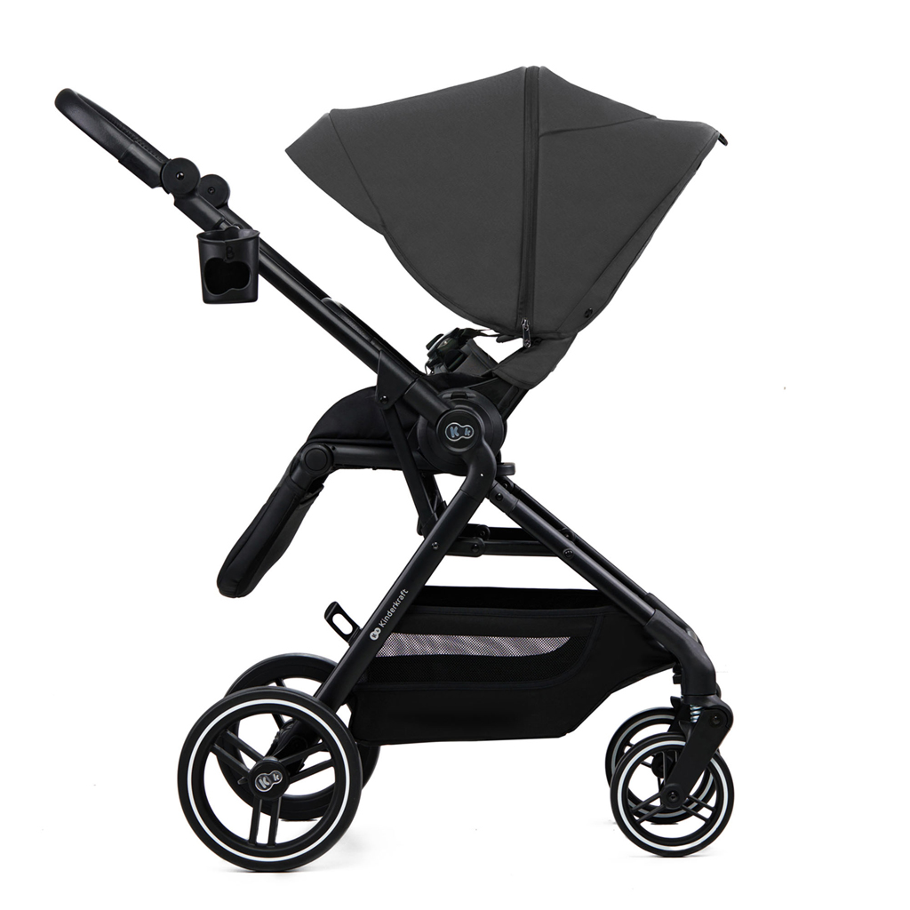 KINDERKRAFT SELECT Kombinált babakocsi Yoxi 3 az 1-ben Moonlight Grey