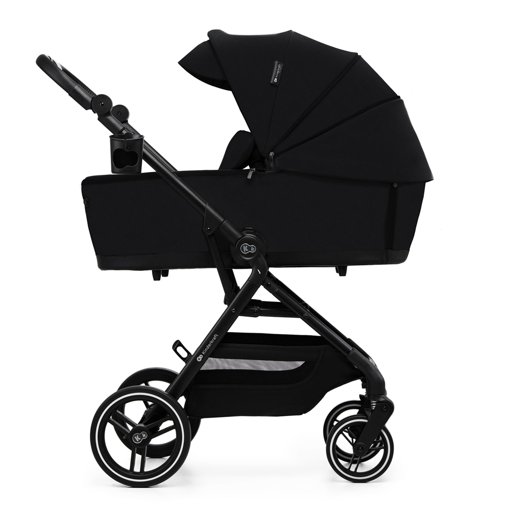 KINDERKRAFT SELECT Kombinált babakocsi Yoxi 3 az 1-ben Pure Black