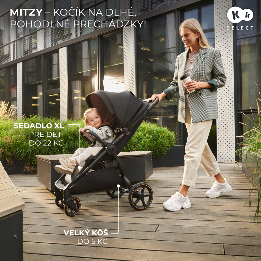 KINDERKRAFT SELECT Sport babakocsi Mitzy Ink Black