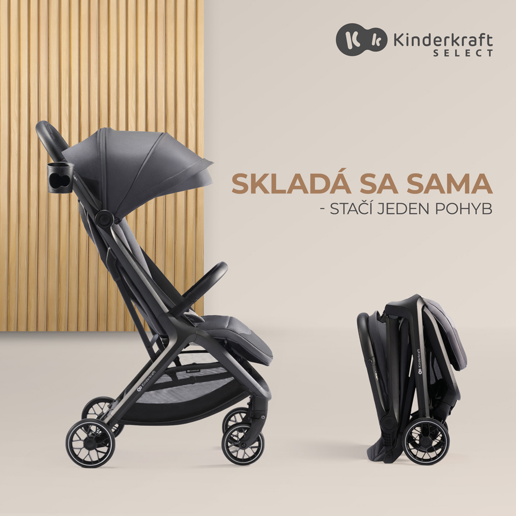KINDERKRAFT Sport babakocsi Nubi 2 Cloudy Grey