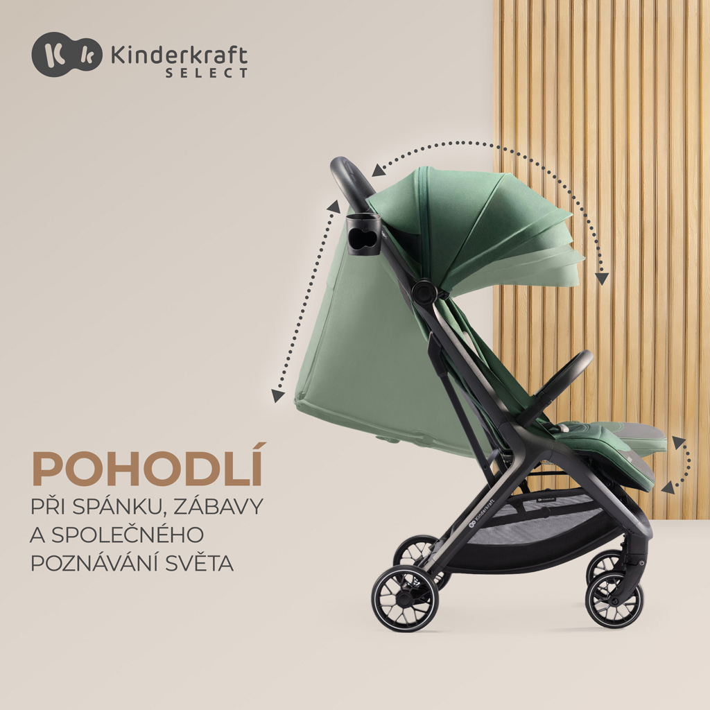 KINDERKRAFT Sport babakocsi Nubi 2 Cloudy Grey