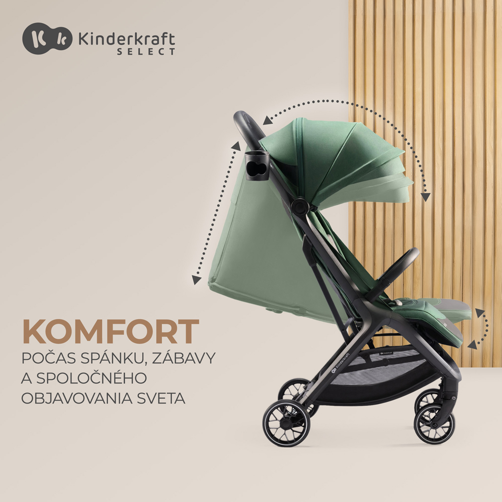 KINDERKRAFT Sport babakocsi Nubi 2 Cloudy Grey