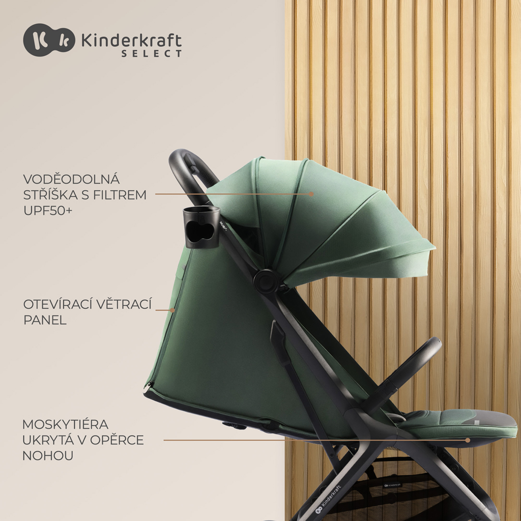 KINDERKRAFT Sport babakocsi Nubi 2 Cloudy Grey